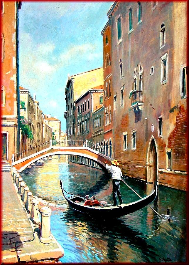 Still Life Painting - The Gondola by Vaccaro