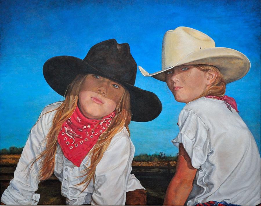 The Good and The Bad Painting by Traci Goebel