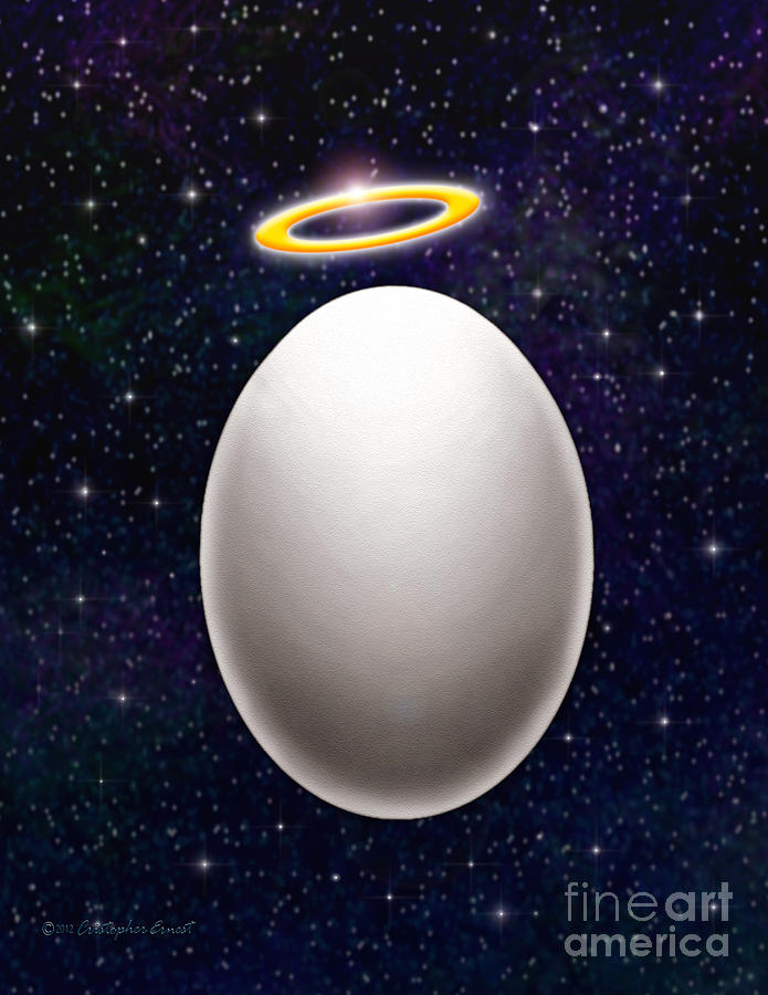 Inspirational Digital Art - The Good Egg by Cristophers Dream Artistry