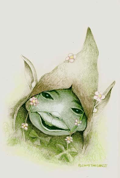 The good luck fairy Drawing by Tim Ernst
