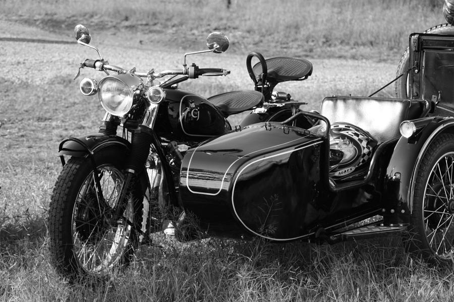 Motorbike Photograph - The good old days by Taschja Hattingh