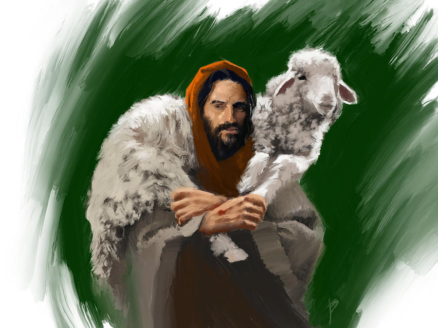 The Good Shepherd Digital Art by John Banman - Fine Art America