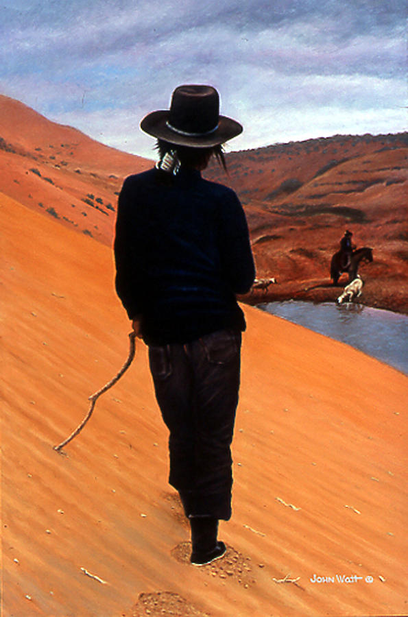 The Good Shepherd Painting by John Watt The Good Shepherd Painting by John Watt