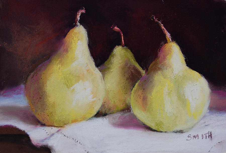 Pear Pastel - The Gossips by Jeanne Rosier Smith