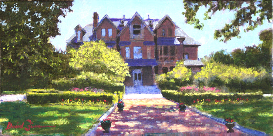 The Governors Mansion Painting by David Zimmerman