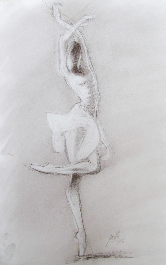 The enchantment of dance Drawing by Jarko Aka Lui Grande