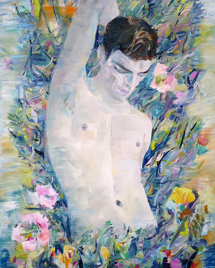 Flower Painting - The Grace Of The Living by Fabrizio Cassetta