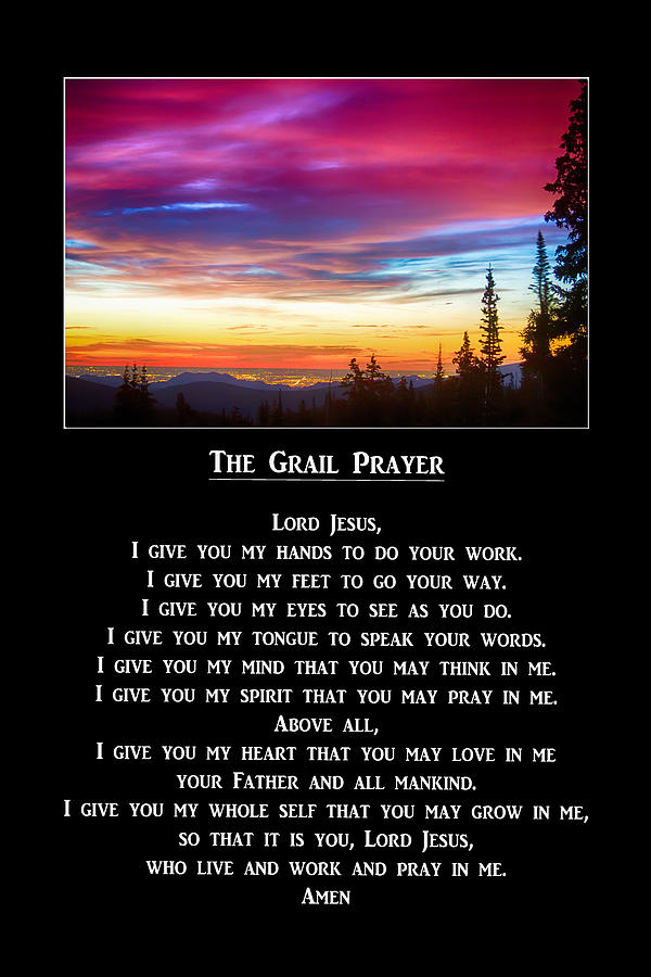 The Grail Prayer Photograph By James Bo Insogna