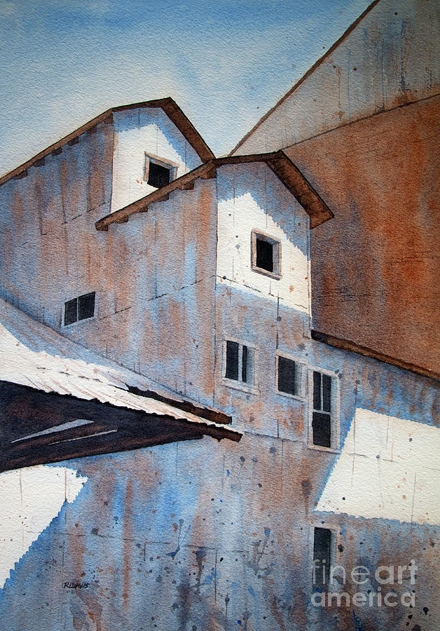 The Granary Painting by Rebecca Davis
