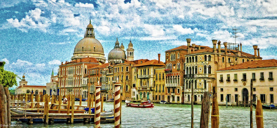 The Grand Canal In Venice Photograph