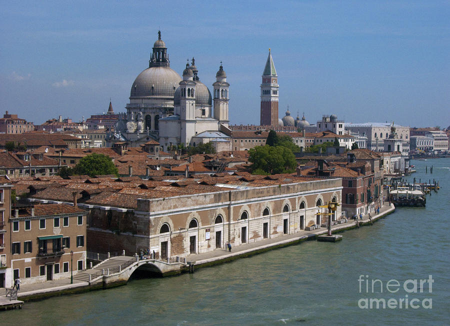 The Grand Canal in Venice  Photograph by Sandra Bronstein