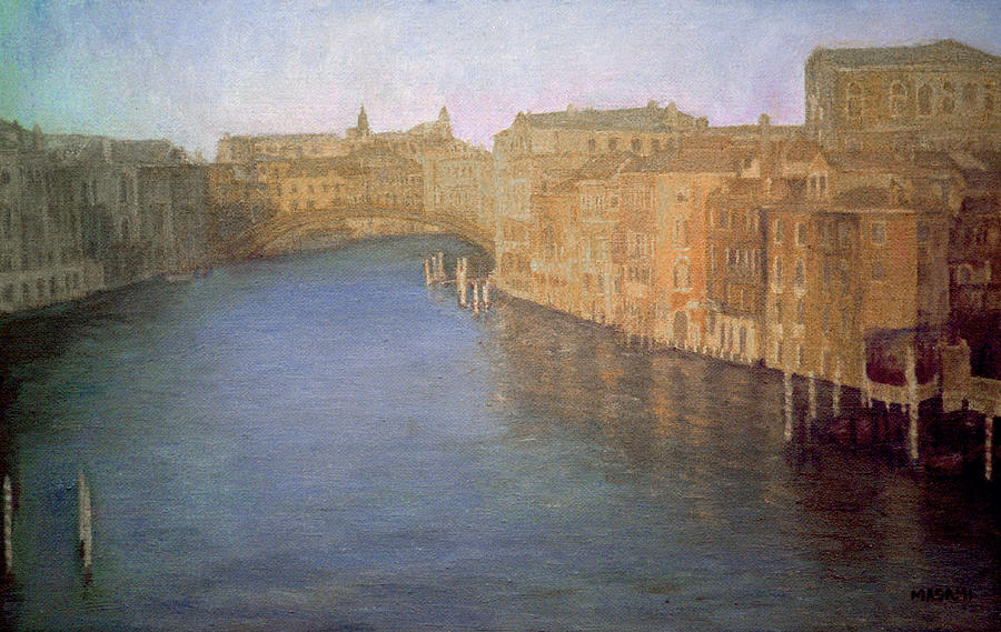 The Grand Canal Painting by Masami Iida