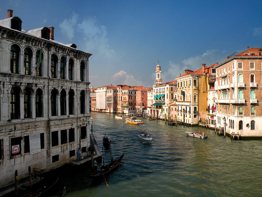 Boat Photograph - The Grand Canal by Micki Findlay