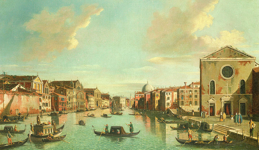 Architecture Painting - The Grand Canal  Venice by William James