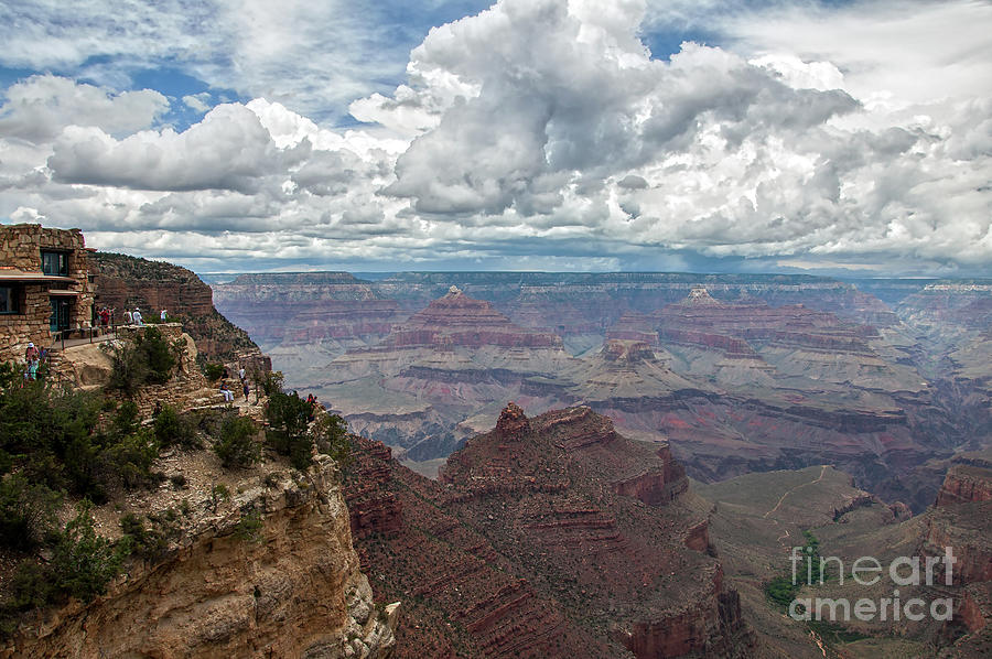 The Grand Canyon And Lookout Studio Photograph by Kirt Tisdale
