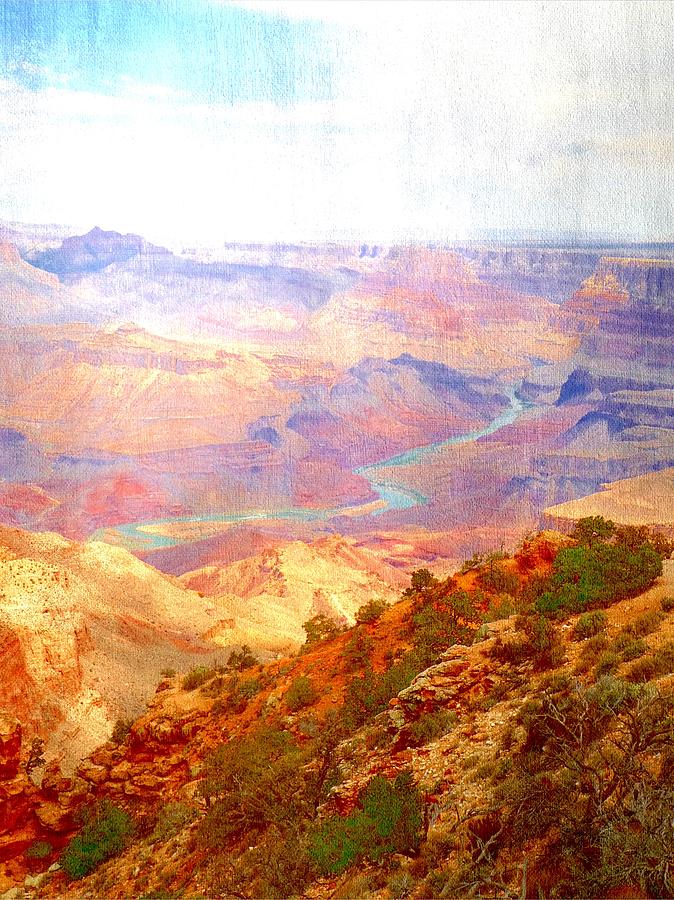 The Grand Canyon  Digital Art by Frank Bright