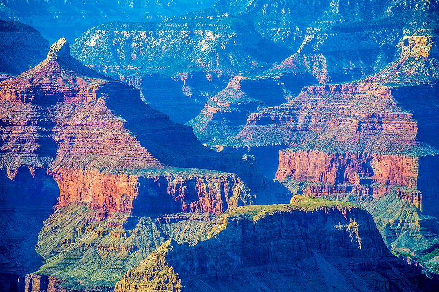 The Grand Canyon Peaks Photograph by Alex Grichenko