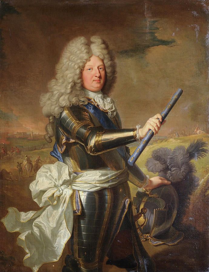 Hyacinthe Rigaud Painting - The Grand Dauphin by Hyacinthe Rigaud