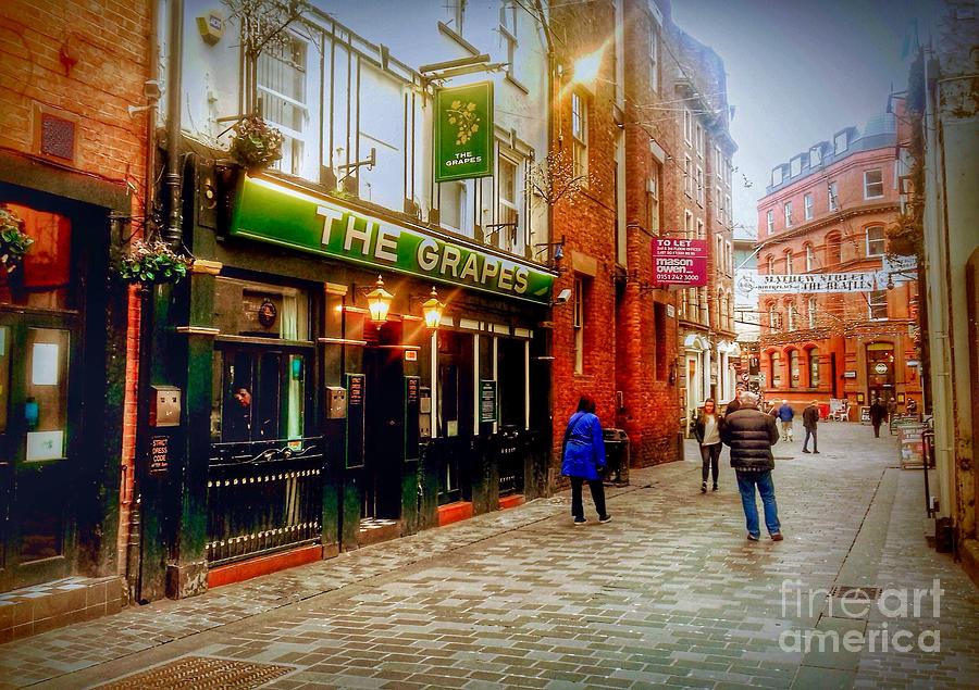 The Grapes on Mathew Street Photograph by Joan-Violet Stretch
