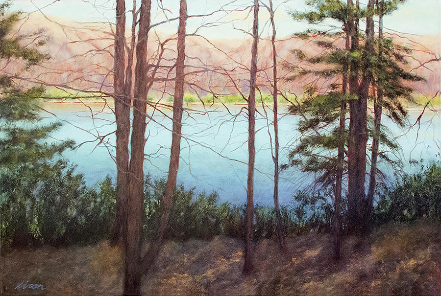 Hudson River Painting - The Grass on The Other Side is Greener by Liron Sissman Hudson River Painting - The Grass on The Other Side is Greener by Liron Sissman