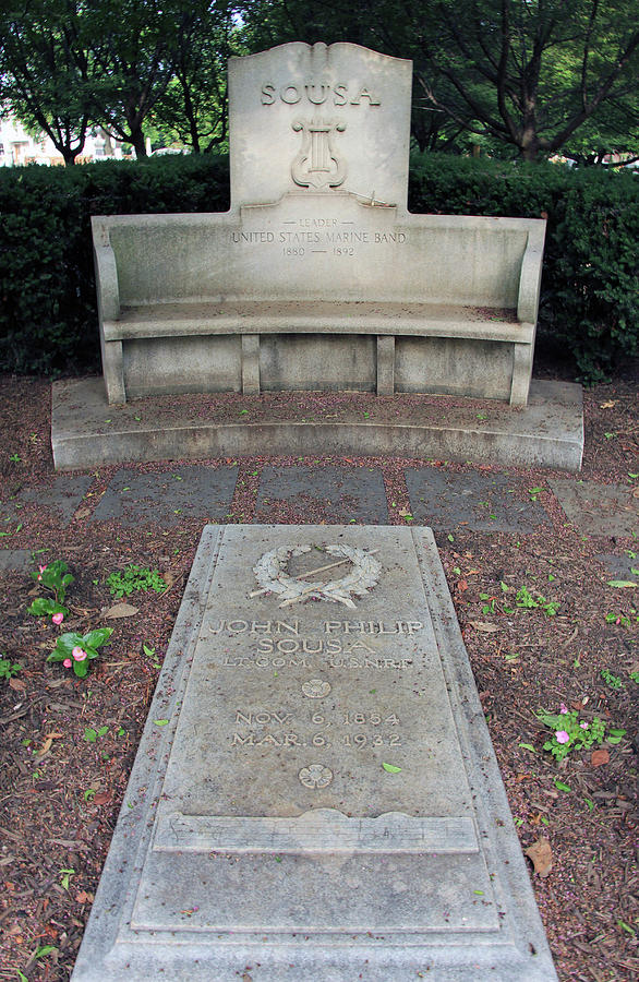 The Grave Of John Philip Sousa -- Americas March King Photograph by Cora Wandel