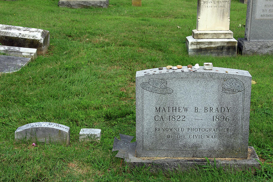 The Grave Of Mathew Brady -- Renowned Photographer Of The American Civil War Photograph by Cora Wandel