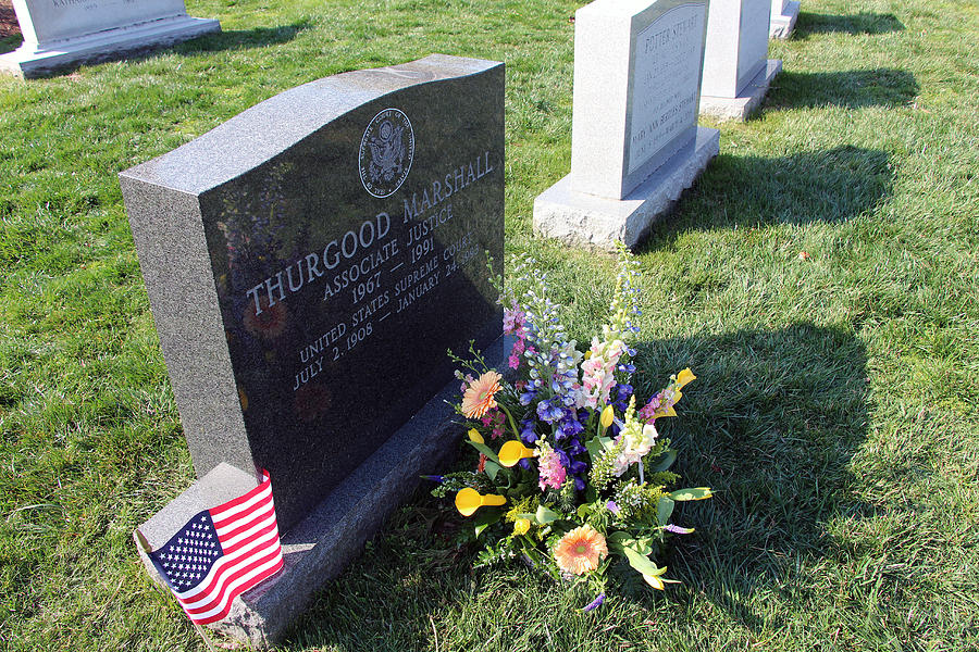 The Grave Of Thurgood Marshall Photograph by Cora Wandel - Fine Art America