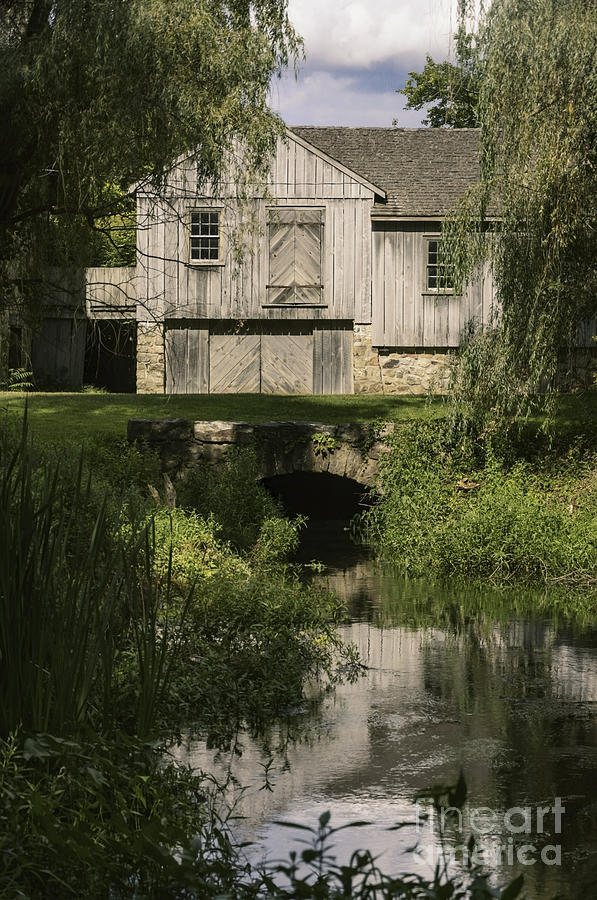 The Gray Barn Photograph by Debra Fedchin