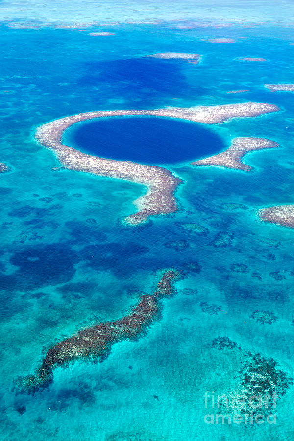 The Great Blue Hole - Belize Photograph by Matteo Colombo