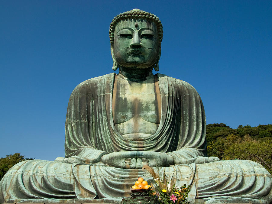 The Great Buddha Of Kamakura Photograph by Jeff Clay