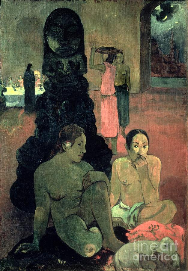 The Great Buddha Painting by Paul Gauguin