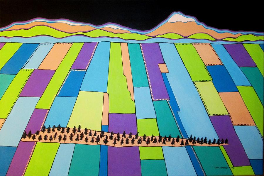 The Great Divide Painting by Carol Sabo