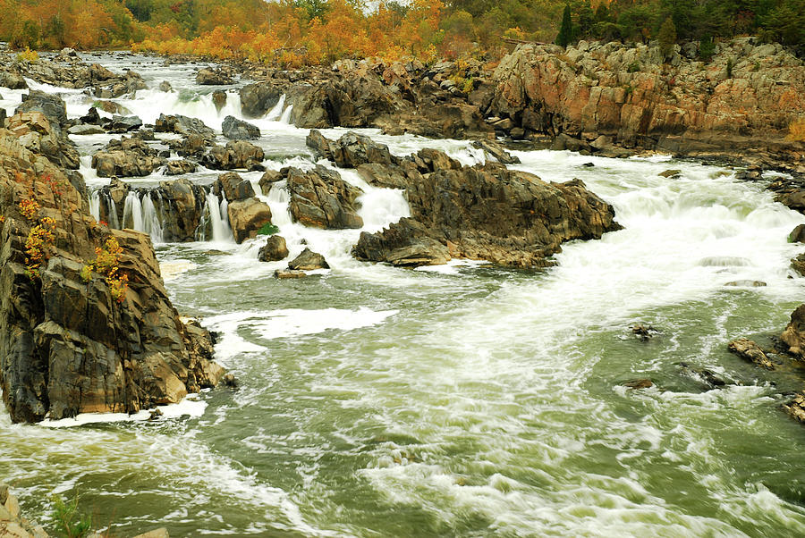 Fall Photograph - The Great Falls by James Kirkikis