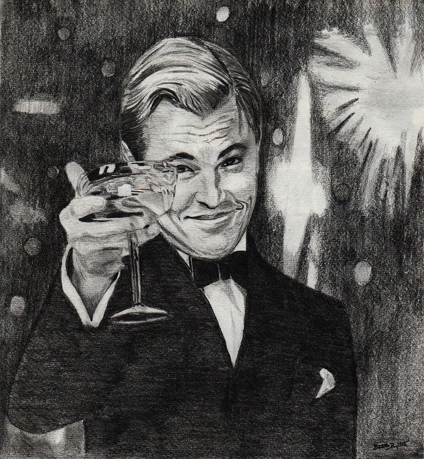 The Great Gatsby Drawing by Bharath Pasupuleti