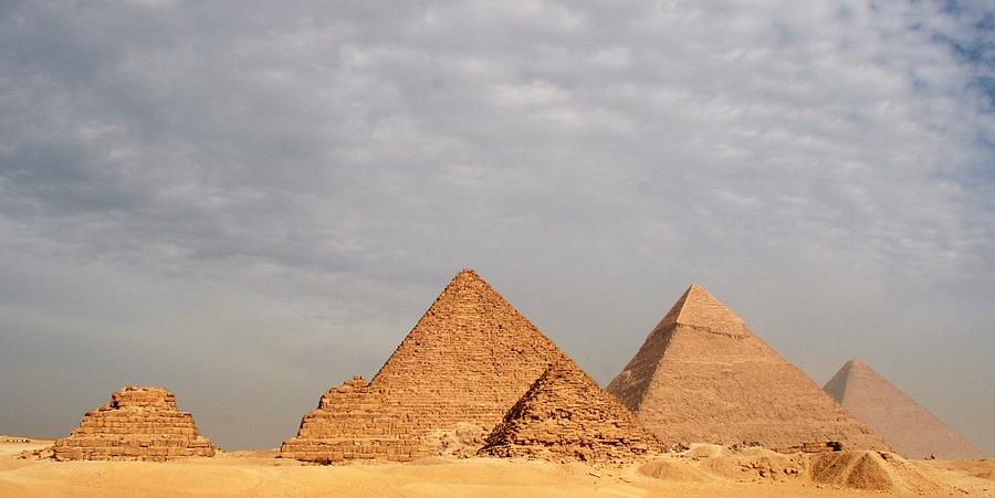 The Great Pyramid Of Giza Queens Burial Chambers Photograph