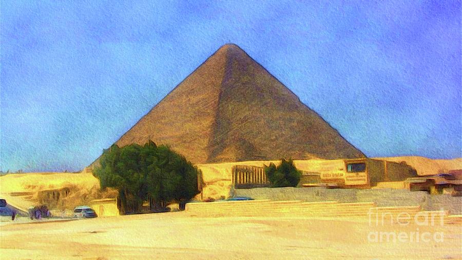 Great Painting - The Great Pyramid by Esoterica Art Agency