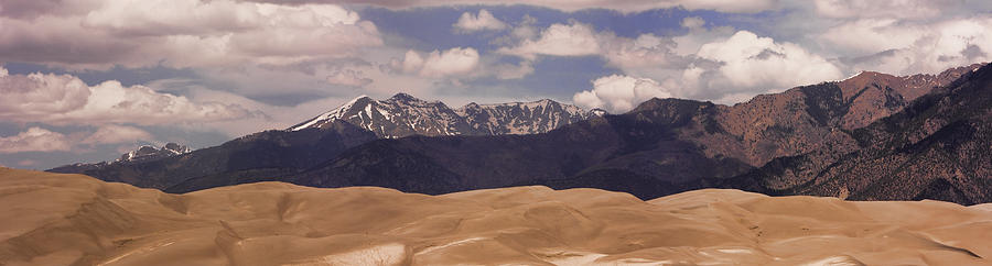 Nature Photograph - The great Sand Dunes Panorama 1 by James BO Insogna