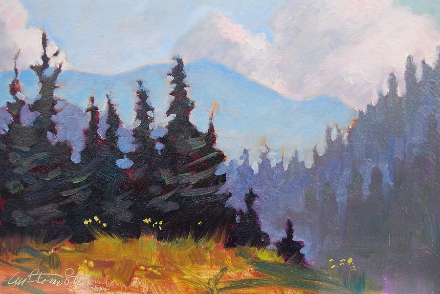 The Great Smokey Mountains Painting by Len Stomski