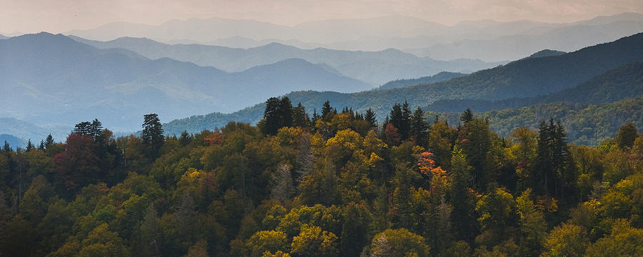 The Great Smokey Mountains Photograph by Ryan Heffron