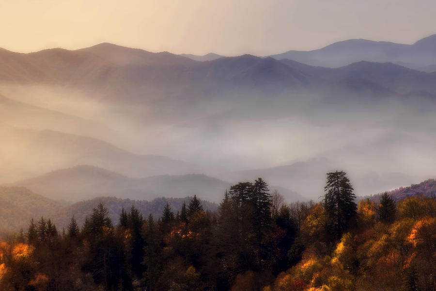 The Great Smoky Mountains Photograph by Ellen Heaverlo