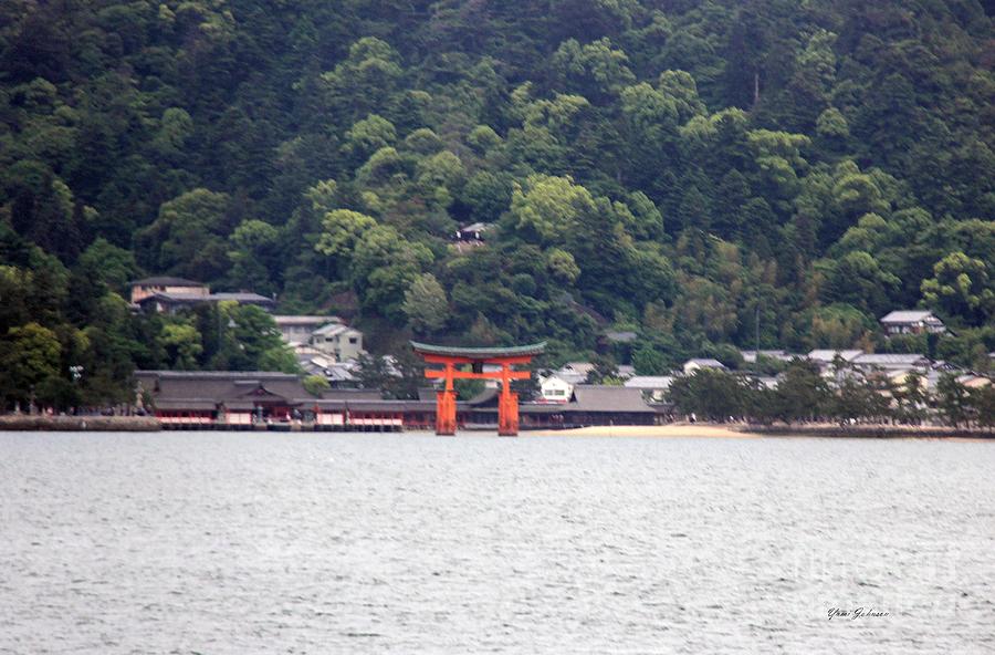 The great Torii in distance Photograph by Yumi Johnson