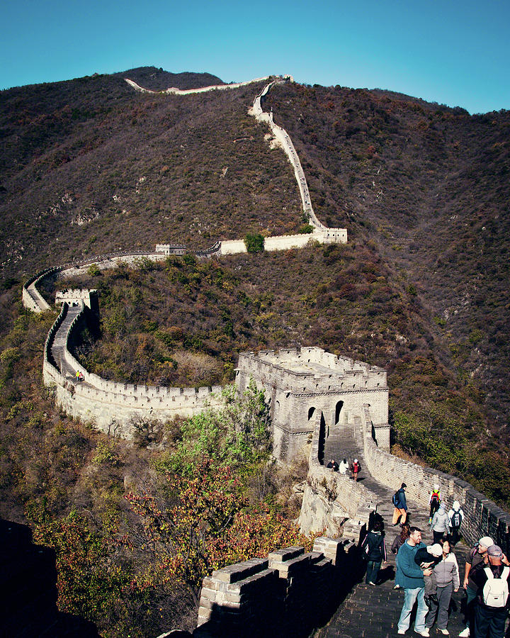 The Great Wall of China Photograph by Ray Devlin