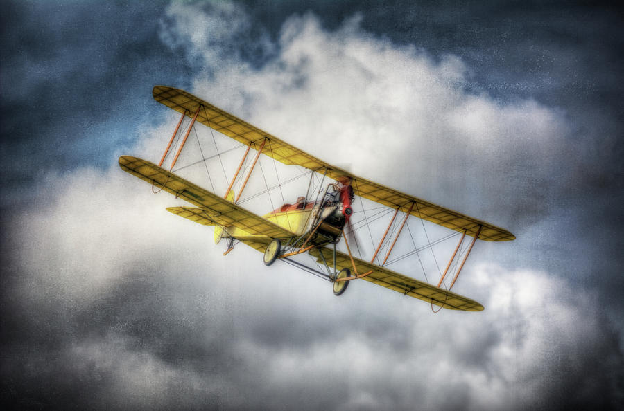 Plane Digital Art - The Great War Display Team Flypast by Nigel Bangert