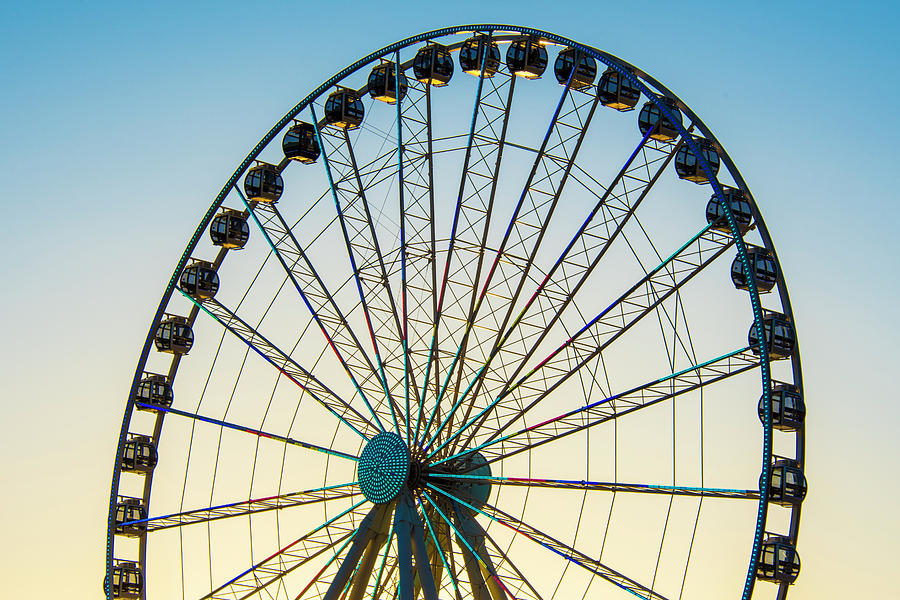 The Great Wheel at Sunset Photograph by Matt McDonald
