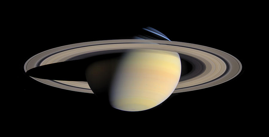 Planet Photograph - The Greatest Saturn Portrait ...Yet by Space Art Pictures