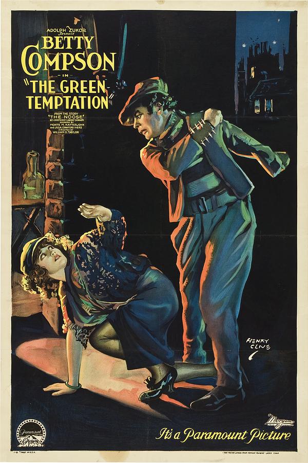 Movie Drawing - The Greek Temptation 1922 by Mountain Dreams