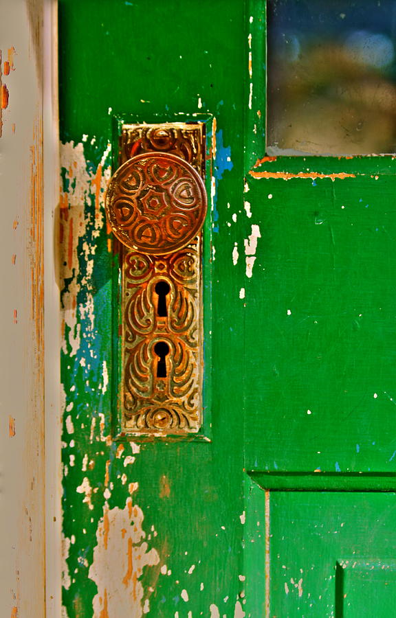 The Green Door Photograph by Karon Melillo DeVega