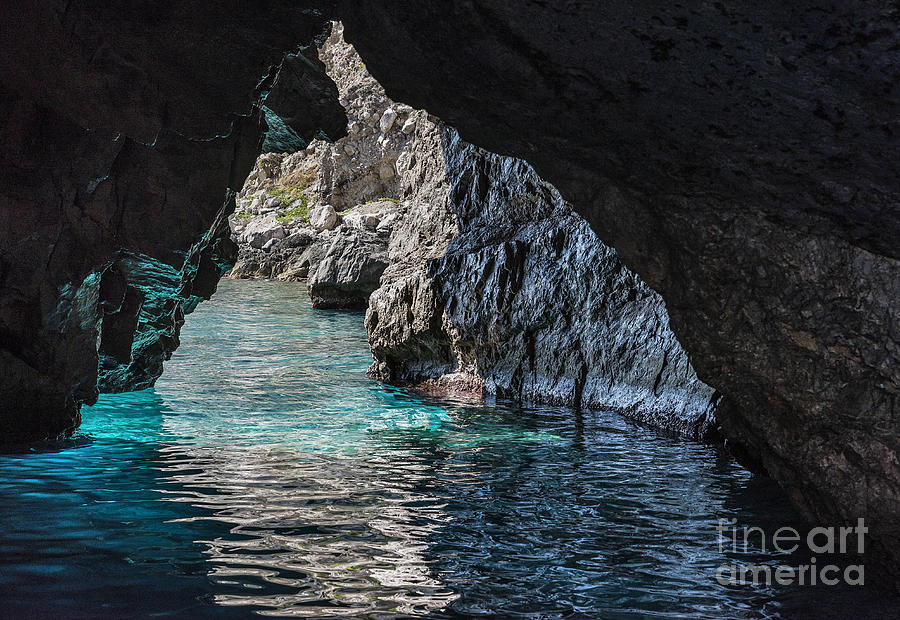 Nature Photograph - The Green Grotto by John Greim
