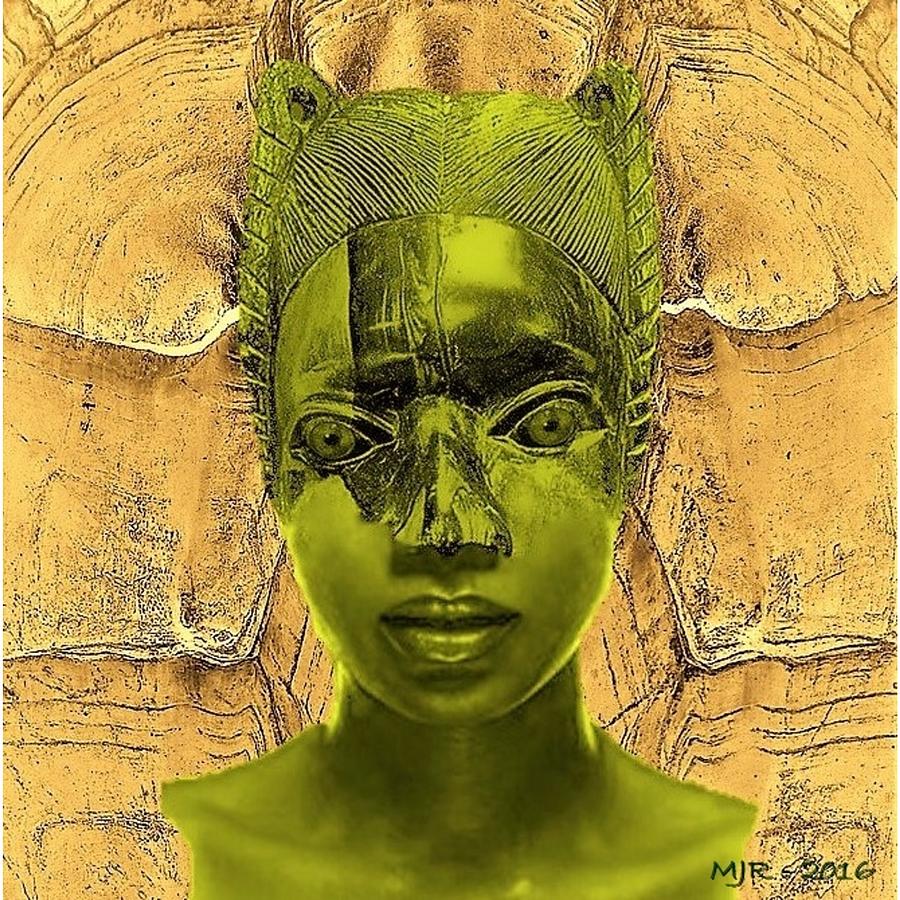 The Green Lady Digital Art by Mike Russell