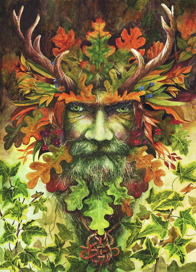 The Green Man Painting by Peter Williams